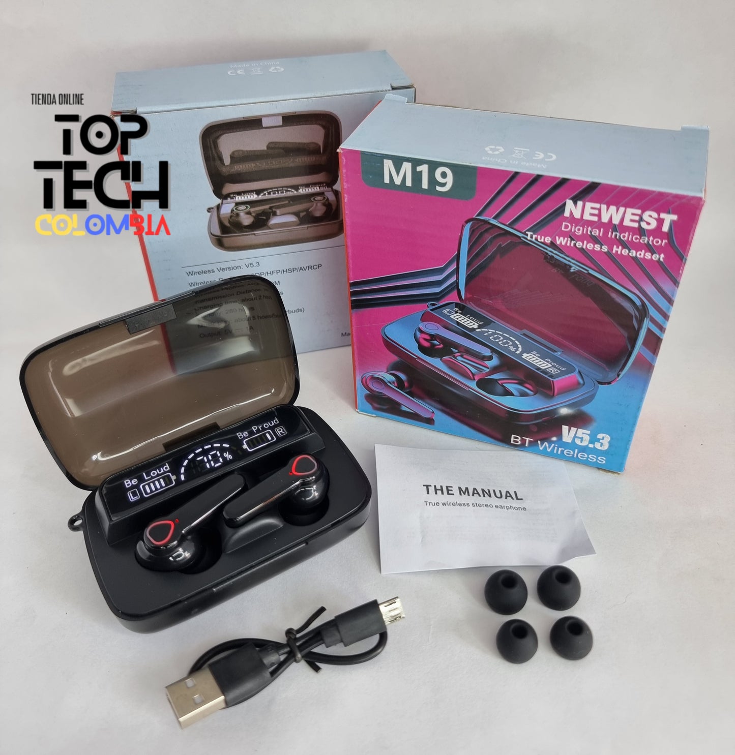 Audifonos TWS M19 Version 5.3