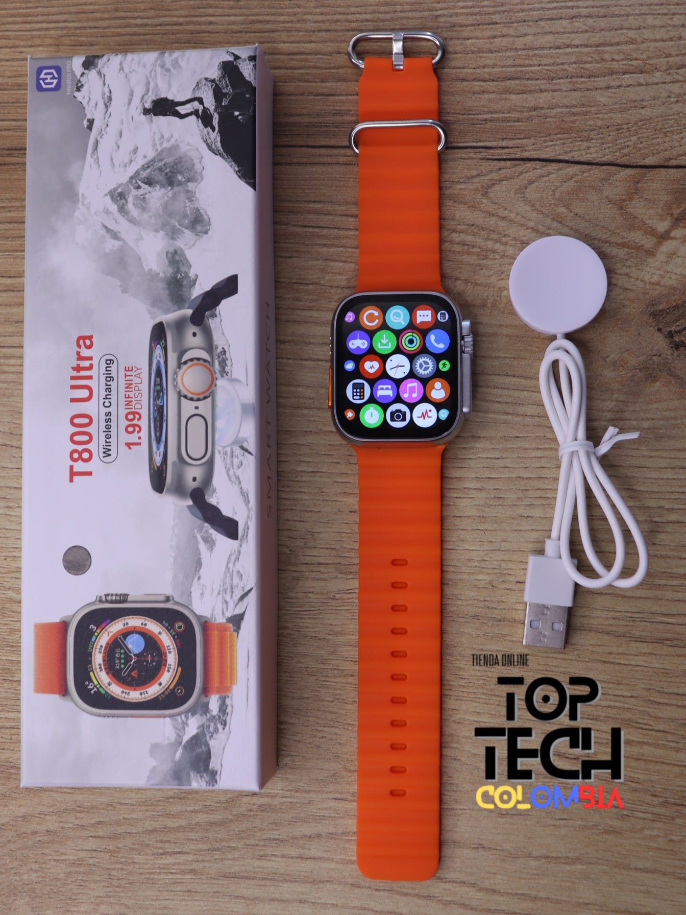 Smartwatch T800 ultra 1.99 serie 8 45mm