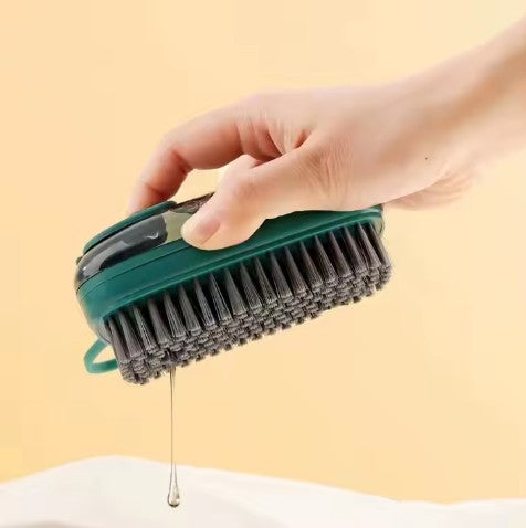 Cepillo multiusos con dispensador de jabon