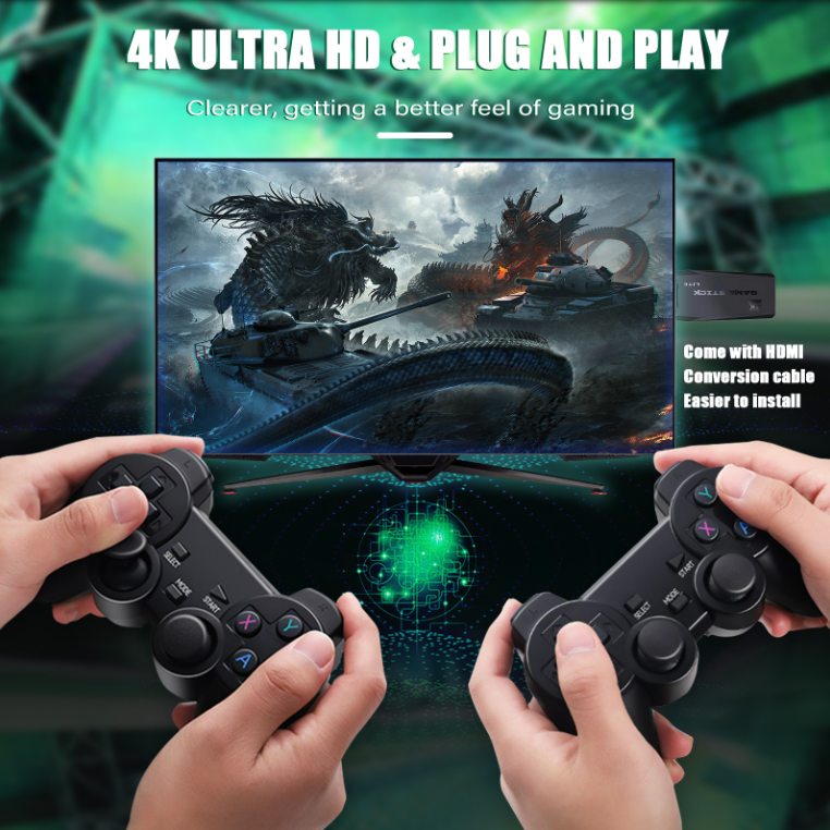 4K HD M8 Game Stick – Retro Game Console Mini