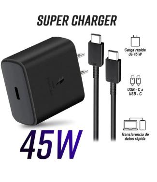 Cargador samsung 45w tipo C