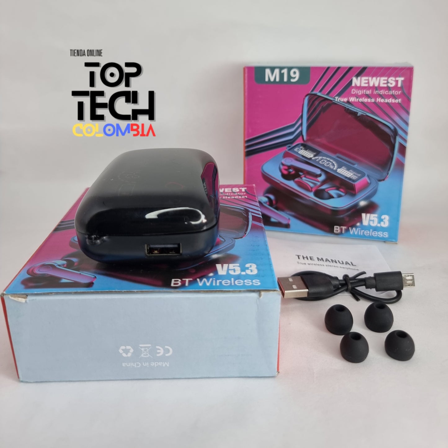 Audifonos TWS M19 Version 5.3