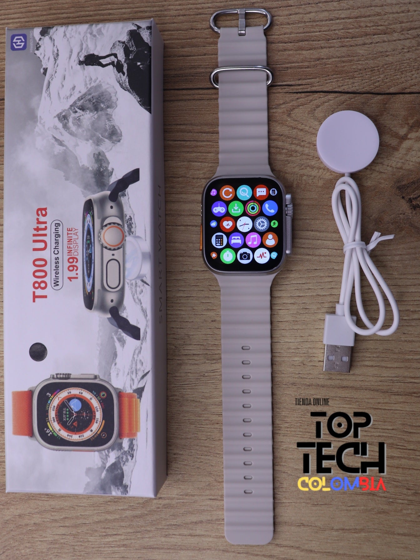 Smartwatch T800 ultra 1.99 serie 8 45mm