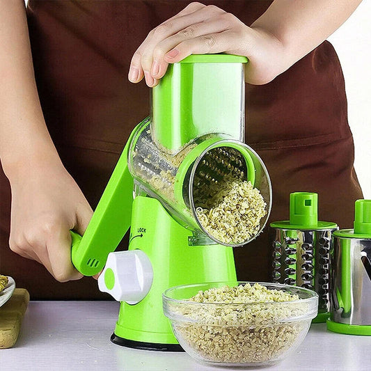 Cortador de verduras multifuncional con manivela