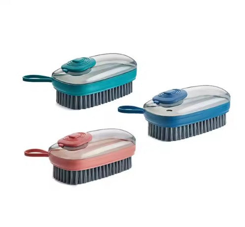 Cepillo multiusos con dispensador de jabon