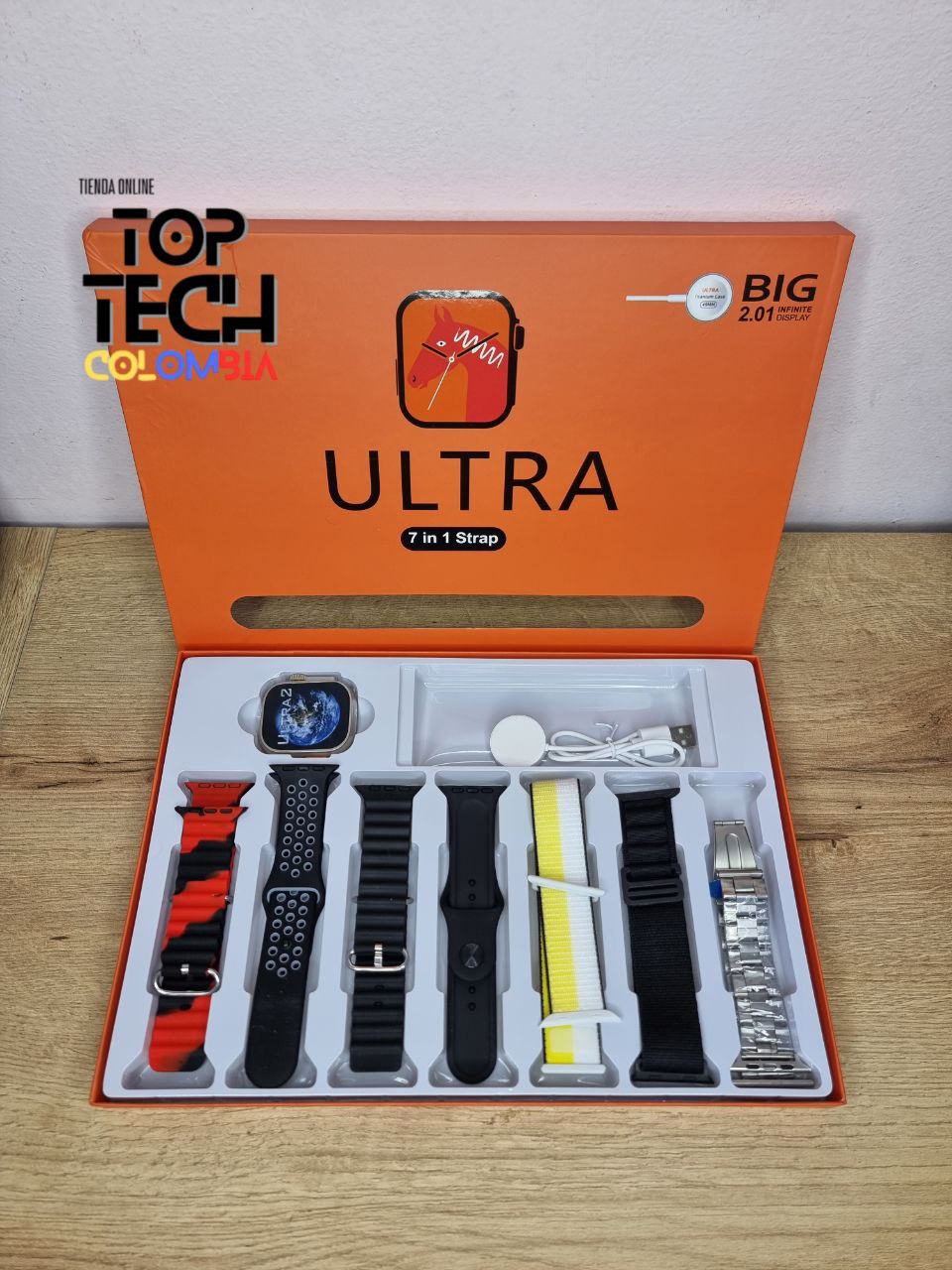 Smartwatch ultra 2 serie 8 7 correas en 1